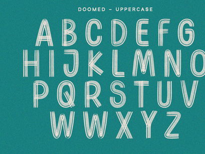 Doomed - Brush Font