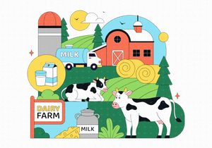 10 Daily Farm Illustration