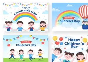 13 Happy Children's Day Celebration Illustration