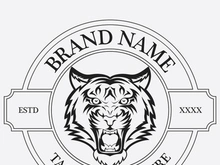 Tiger logo vintage