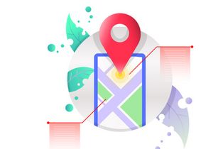 map and location, navigation illustration vector icons