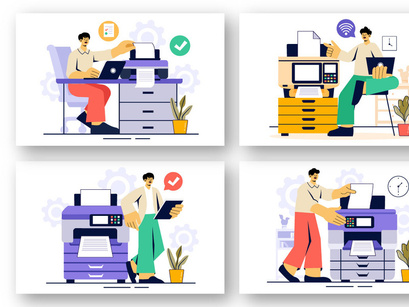 9 Professional Printing Services Illustration