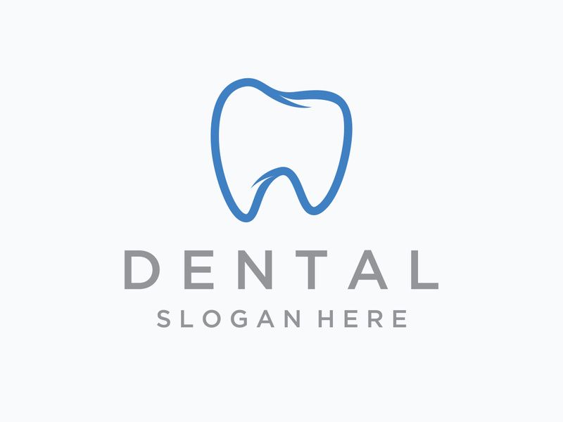 Dental abstract logo. Dental Health, dental care and dental clinic. Logo for health, dentist and clinic.