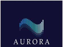 aurora logo design icon illustration vector template