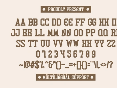 Varsity Display - Bold Slab Serif