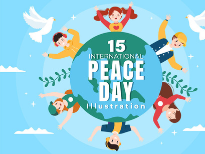 15 International Peace Day Illustration