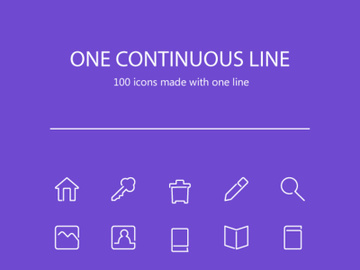 Line Icons [AI, PNG] preview picture