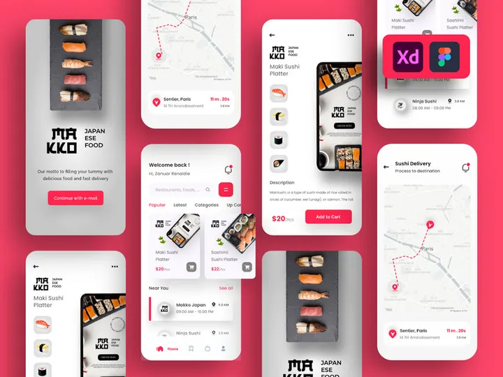 Sushi Restaurant - E-Commerce App preview picture