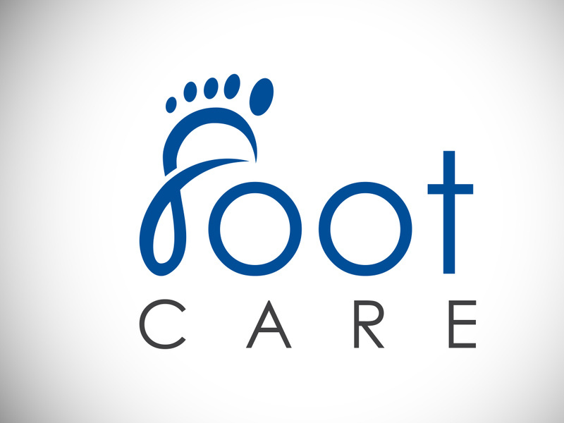 Abstract Foot care logo designs vector, Iconic Foot logo sign symbol