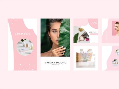 Free Cosmetic Social Media Template