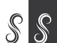 Business corporate S letter logo design vector