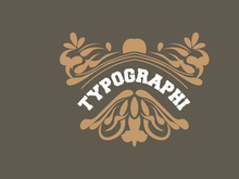 Vector Decorative Vintage Typography Ornament Elements, Greeting Card Design