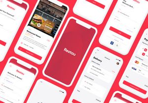 Restau Mobile App UI Kit