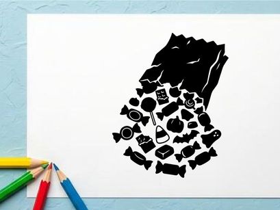 Abstraktes Schwarz-Weiß-Schmetterlings-Collage für kreatives Design