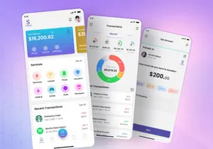Free Digital Wallet App UI Kit