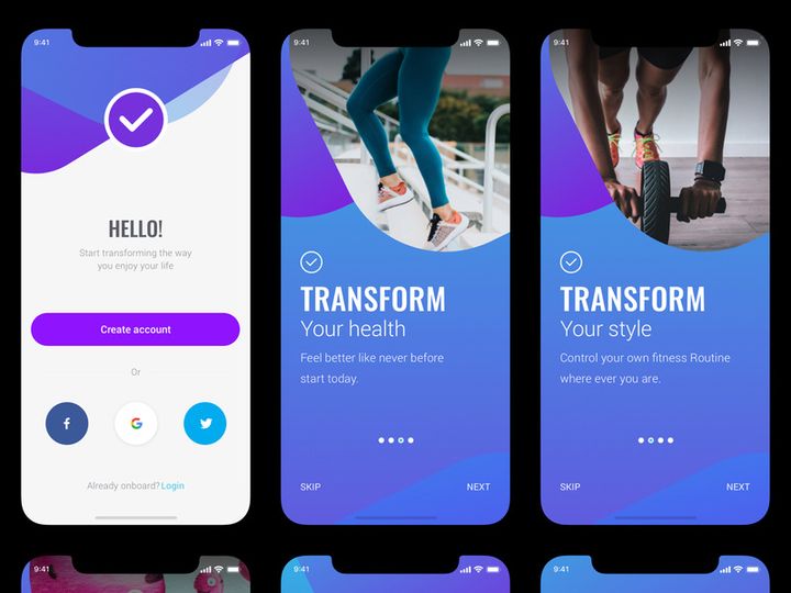 Fitgoal UI Kit