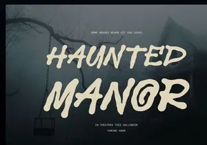 Derelict | Display Horror Font