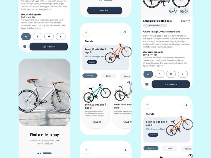 Parcel Tracking app UI