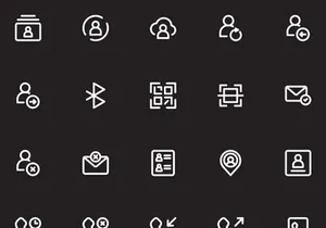 Contact Icon Set V2