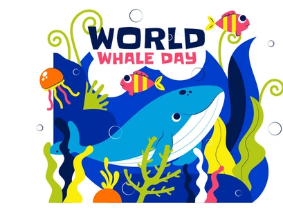 10 World Whale Day Illustration