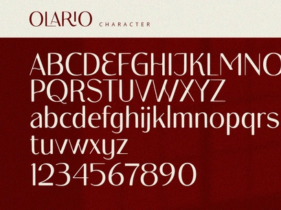 Olario - Sans Serif Font