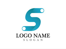 Business corporate S letter logo design vector