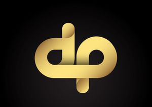 Dynamic DP Letter Logo Vector Design