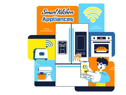 10 Smart Kitchen Appliances Illustration