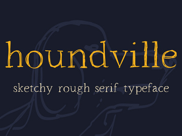 Houndville Font preview picture