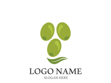 Extra virgin olive oil logo icon design vector illustration preview picture