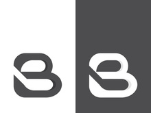 B letter logo template vector illustration