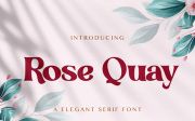 Rose Quay - Elegant Serif Font