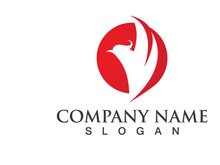Phoenix Bird Wing Logo Animal Vector