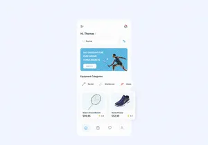 Eminton - Badminton E-Commerce Mobile App