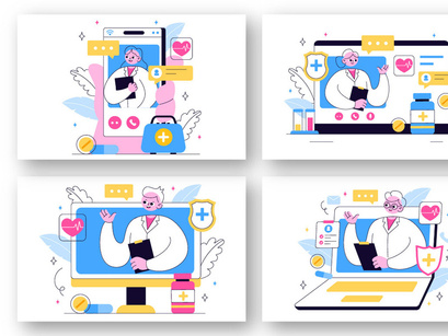 10 Telemedicine Illustration