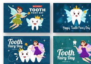 12 National Tooth Fairy Day Illustration
