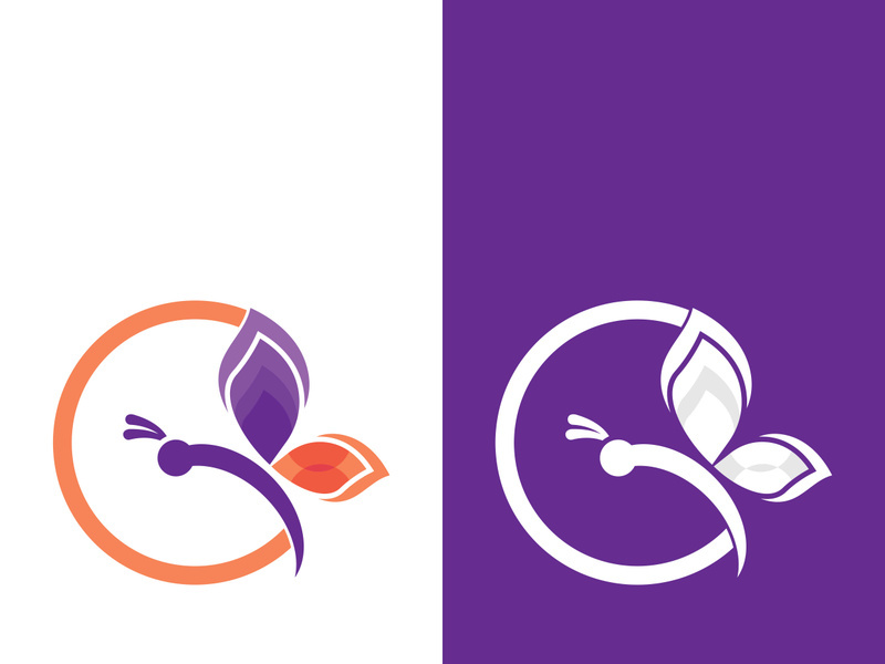 Butterfly logo icon vector design illustration