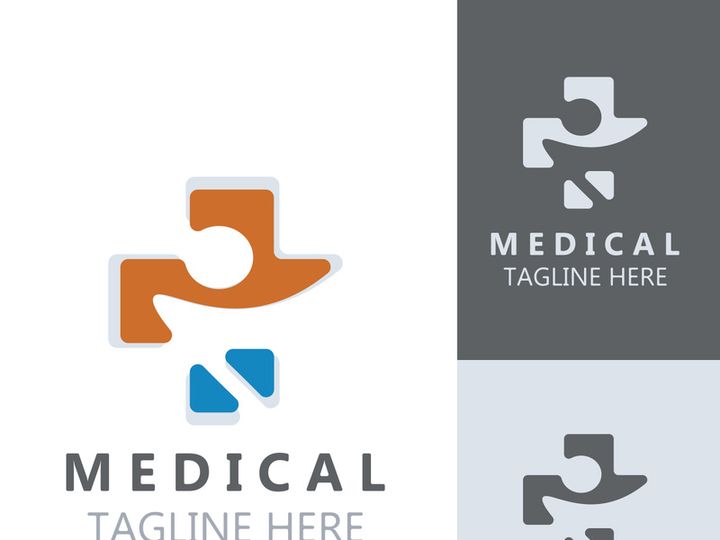 Medical  logotype health care simple modern design illustration template