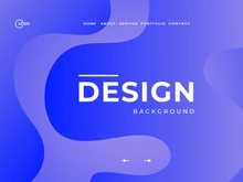 Blue Abstract fluid wave