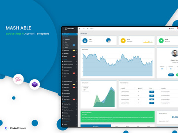 Mash Able bootstrap Free admin templates preview picture