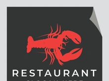 Vintage lobster logo