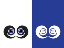 Branding identity corporate eye care vector logo design