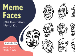 Cartoonish Face Meme preview picture