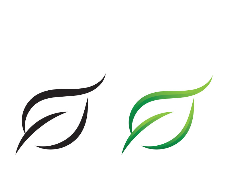 Ecology icon green leaf vector illustration design