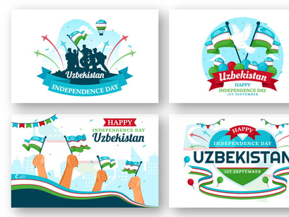 13 Uzbekistan Independence Day Illustration