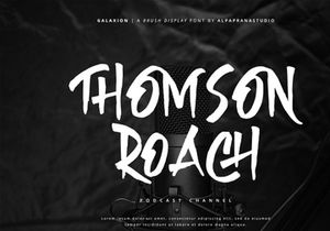Galaxion - Brush Font