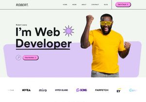 Sio - Personal Portfolio Website Figma Template