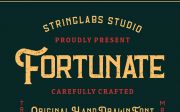 Fortunate - Original Hand Drawn Retro Font