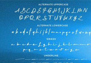 Rayleigh - Handwritten font