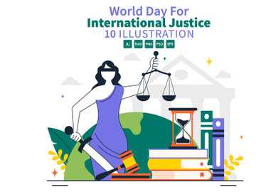 10 World Day for International Justice Illustration preview picture